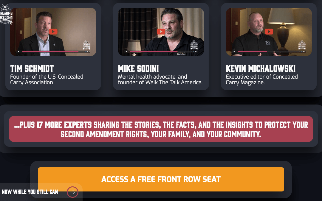 Mike Sodini and Jake Wiskerchen make an appearance in the Firearms & Freedoms series