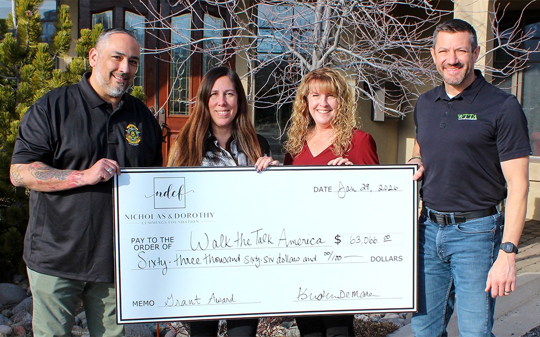 Walk the Talk America Awarded Grant to Serve Northern Nevada Corrections Officers